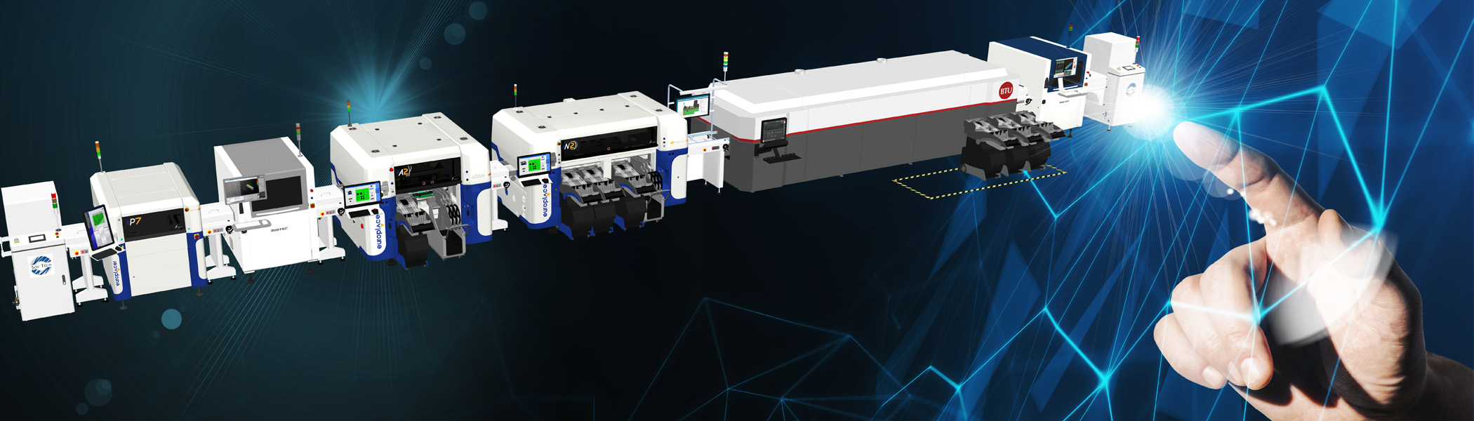 Industry 4.0 SMT high mix